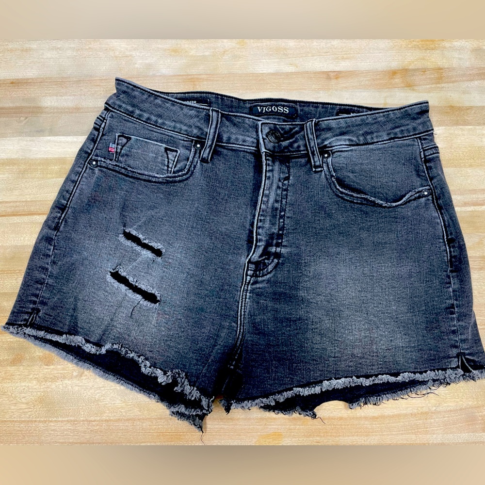 Vigoss Black Jean Shorts